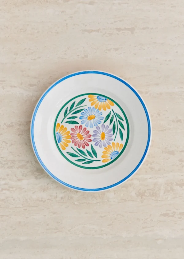 Assiettes à Dessert Anciennes, Fleurs Des Champs-Sezane Best