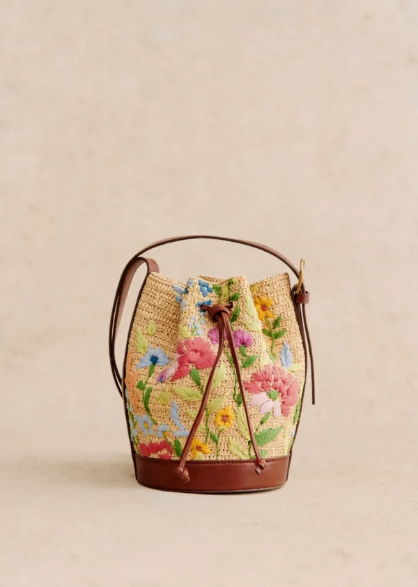 Bourse Mini Farrow Raphia-Sezane Hot