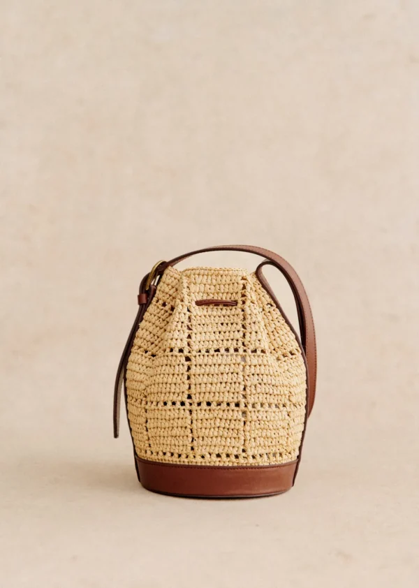 Bourse Mini Farrow Raphia-Sezane Hot