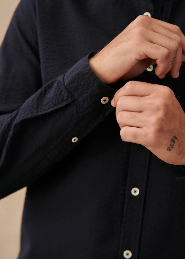 Chemise Benny Seersucker-Sezane New