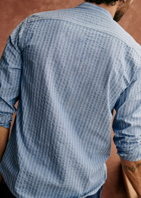 Chemise Benny Seersucker-Sezane New
