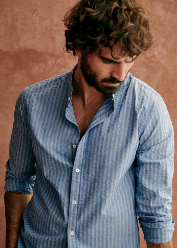 Chemise Benny Seersucker-Sezane New