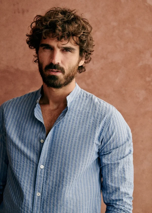Chemise Benny Seersucker-Sezane New