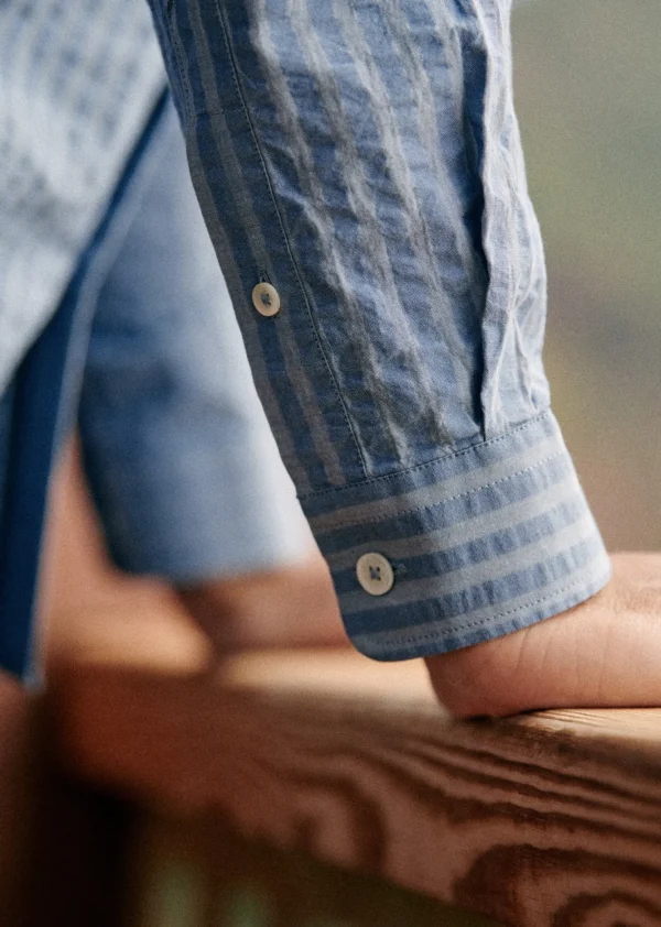 Chemise Benny Seersucker-Sezane New