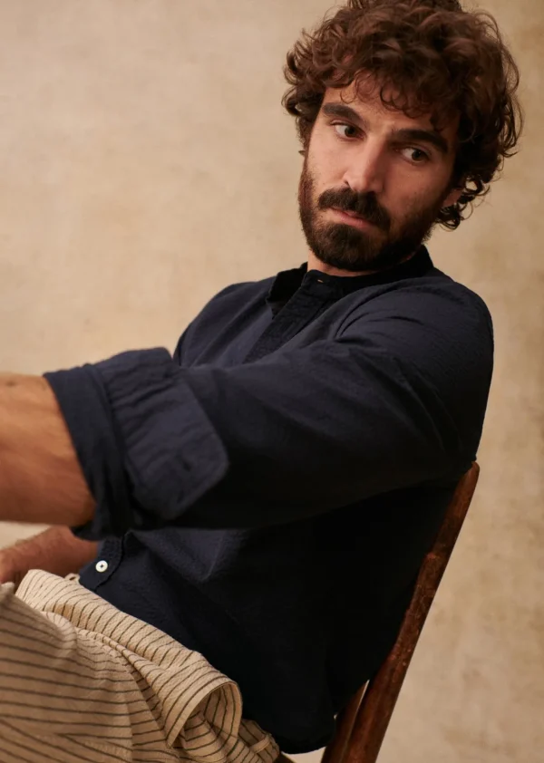 Chemise Benny Seersucker-Sezane New