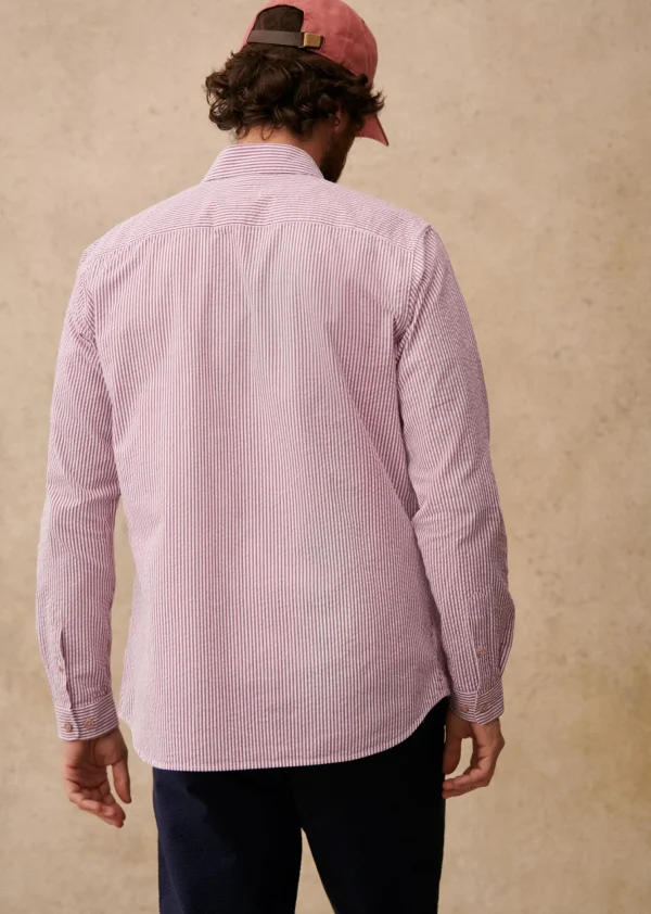 Chemise Charlie Seersucker-Sezane Cheap