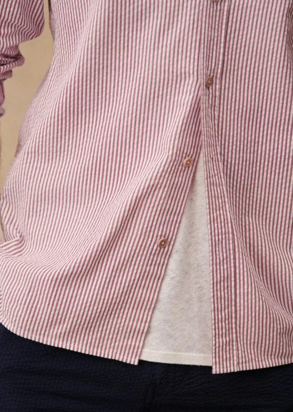 Chemise Charlie Seersucker-Sezane Cheap