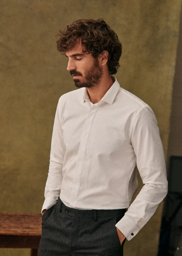Chemise Garvin Pinpoint-Sezane Cheap