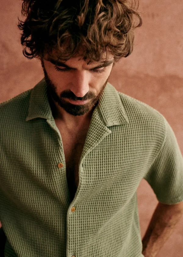 Chemise Holt Gaufrée-Sezane Sale