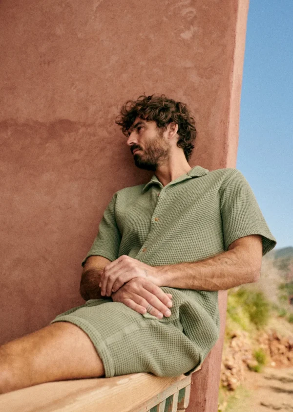 Chemise Holt Gaufrée-Sezane Sale
