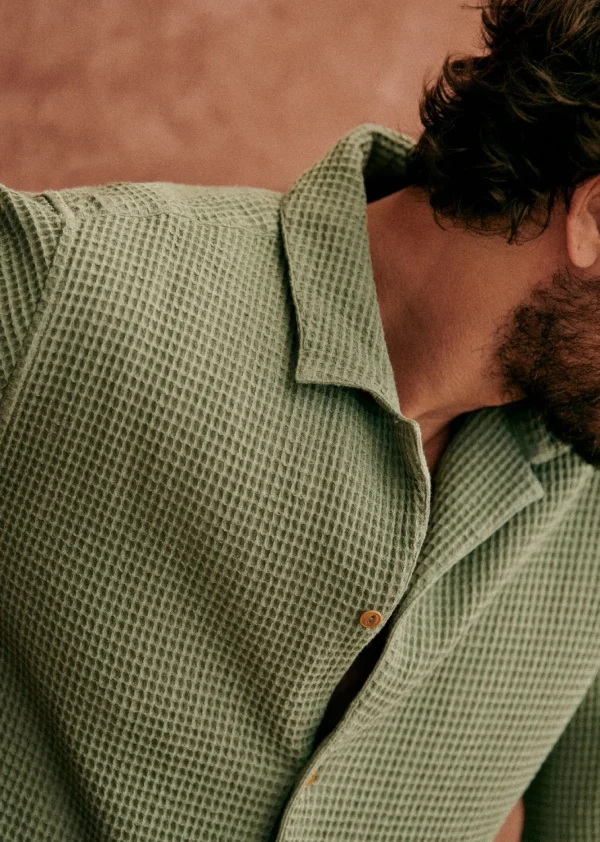 Chemise Holt Gaufrée-Sezane Sale