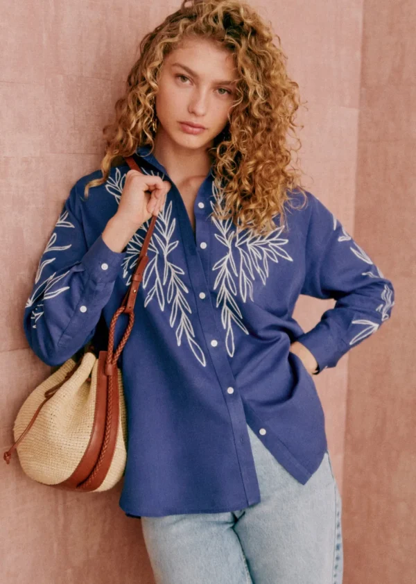 Chemise Maxy - Sézane X Roberto Ruspoli-Sezane Cheap