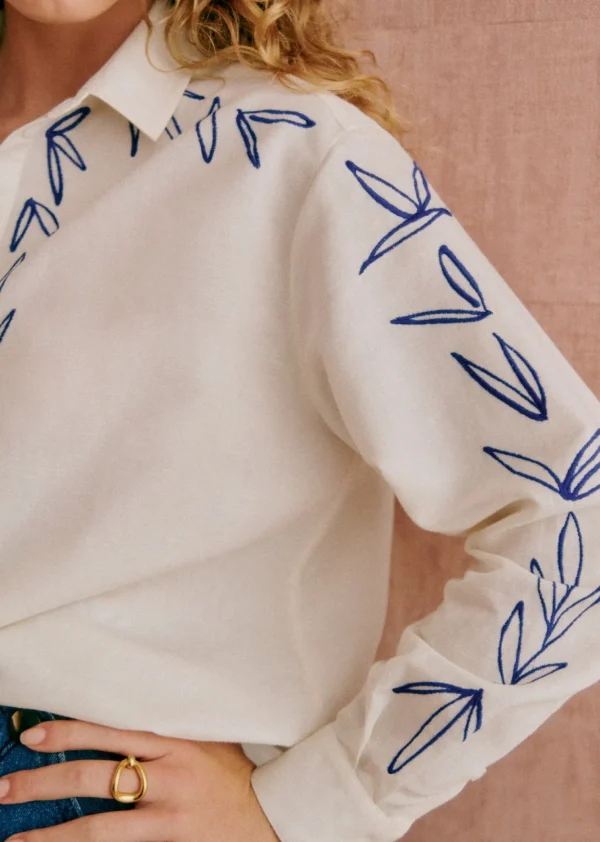 Chemise Maxy - Sézane X Roberto Ruspoli-Sezane Cheap
