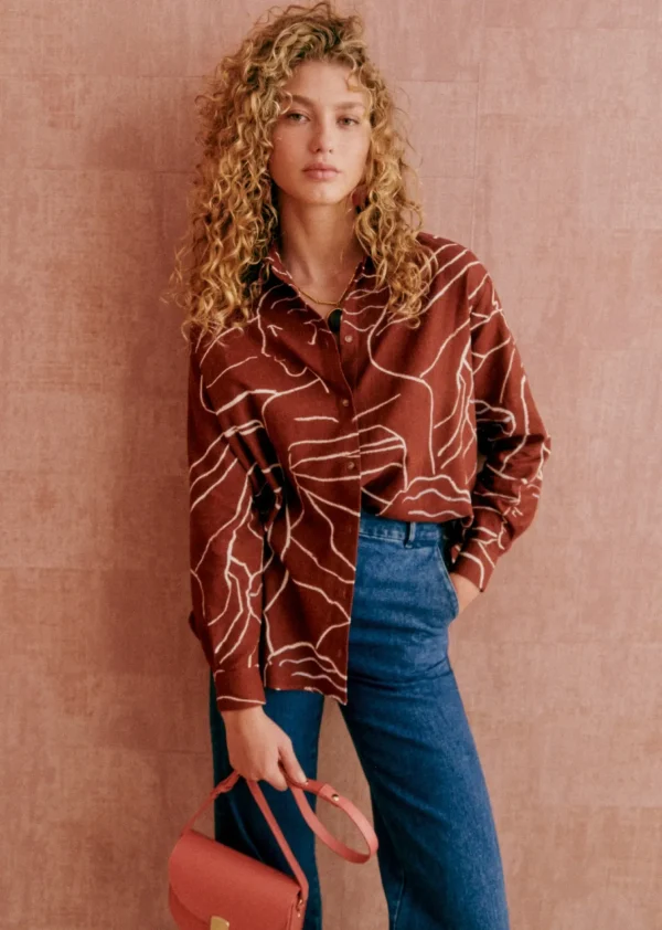 Chemise Maxy - Sézane X Roberto Ruspoli-Sezane Cheap