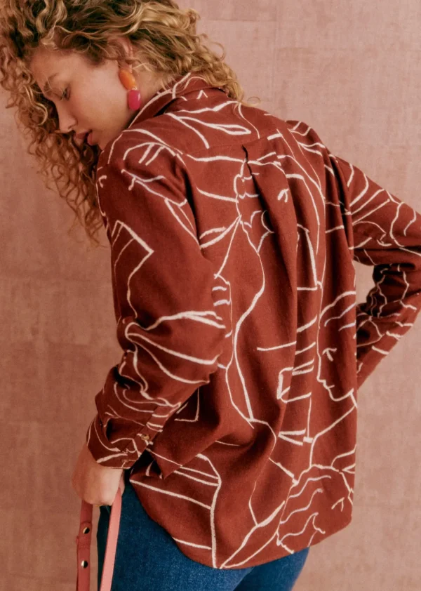 Chemise Maxy - Sézane X Roberto Ruspoli-Sezane Cheap