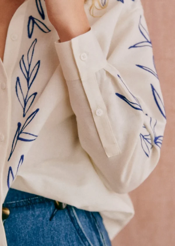 Chemise Maxy - Sézane X Roberto Ruspoli-Sezane Cheap