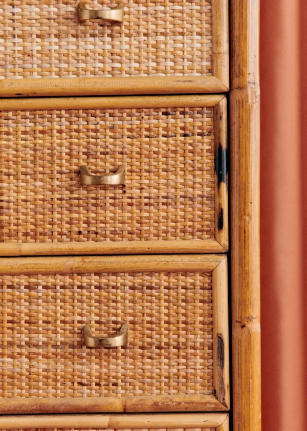 Console En Et Bambou Vintage-Sezane Cheap