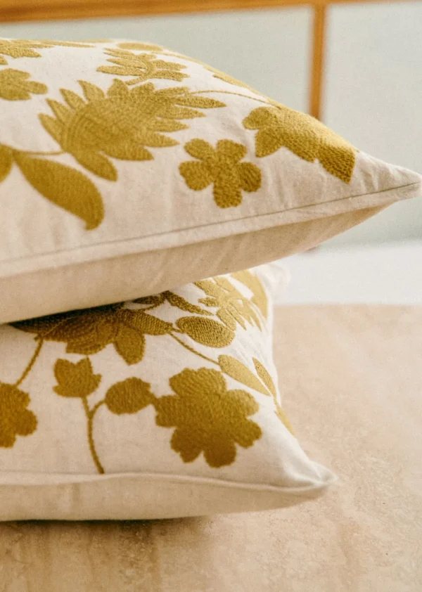 Coussin Brodé -  Grand Modèle-Sezane Online
