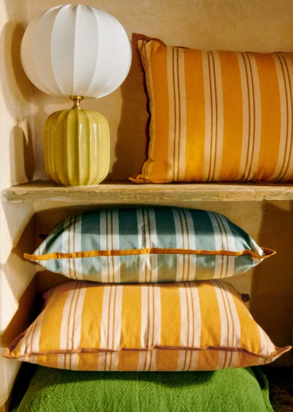 Coussin Rayures Amalfi -  Grand Modèle-Sezane Cheap
