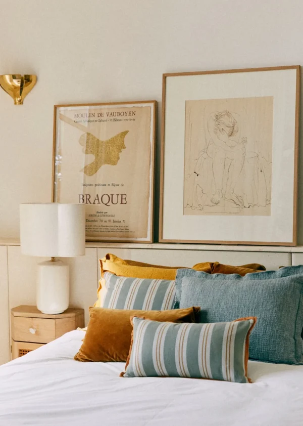 Coussin Rayures Amalfi -  Petit Modèle-Sezane New