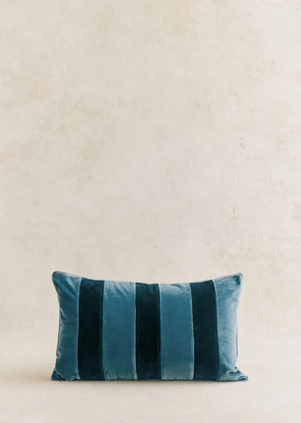 Coussin Rayures Velours - Petit Modèle-Sezane Flash Sale