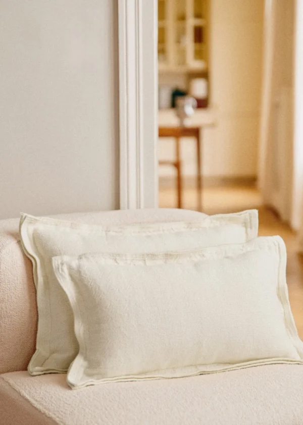 Coussin Toile De Lin -  Grand Modèle-Sezane Online