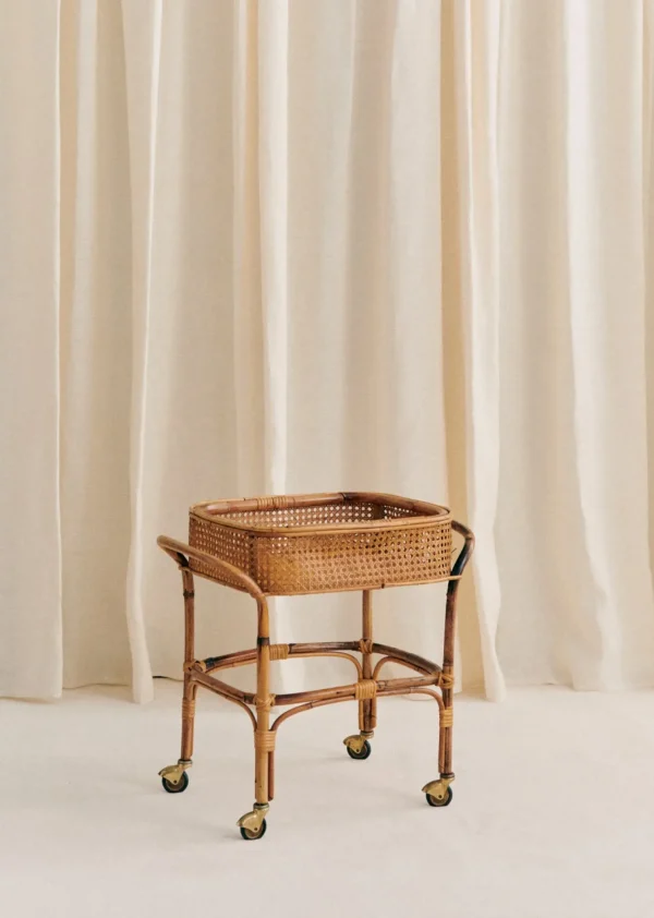 Desserte En Cannage à Roulettes Vintage-Sezane Store