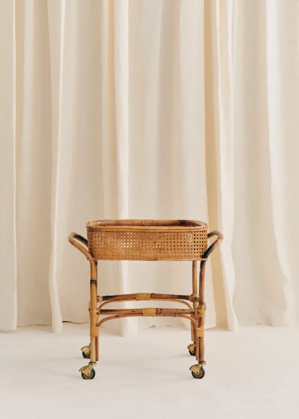 Desserte En Cannage à Roulettes Vintage-Sezane Store