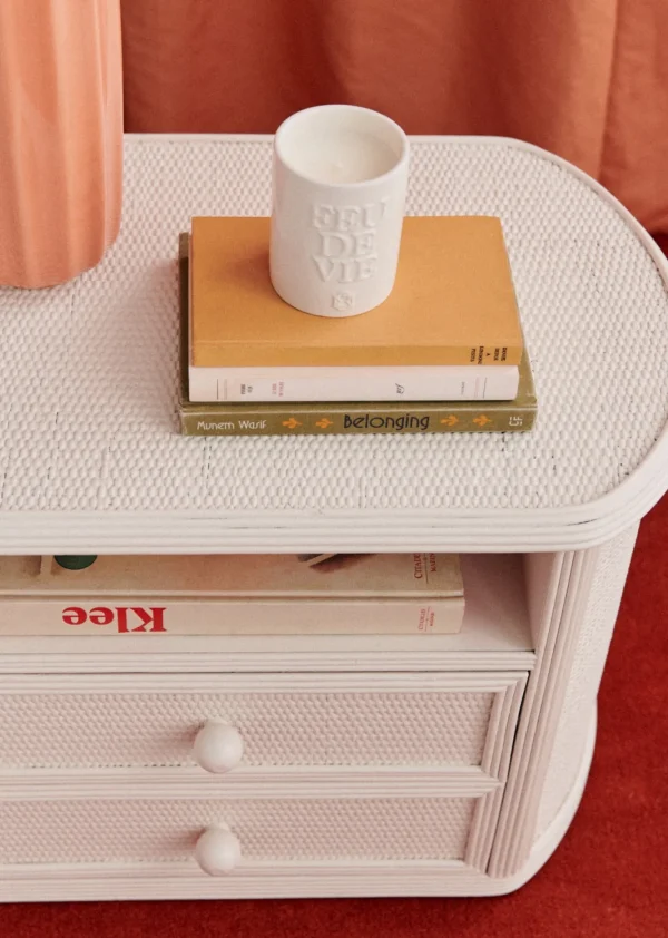 Ensemble De Chambre Vintage : Tête De Lit Et Paire De Chevets-Sezane Cheap