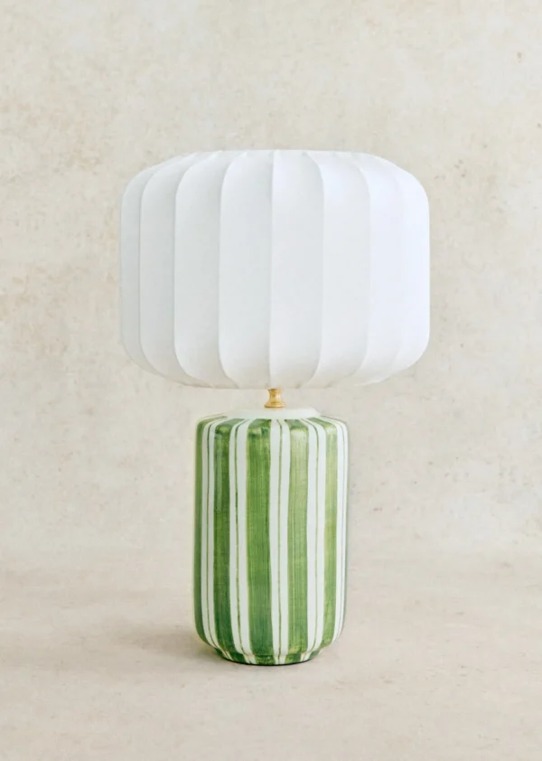 Lampe Mezzo - Rayé Vert-Sezane Online