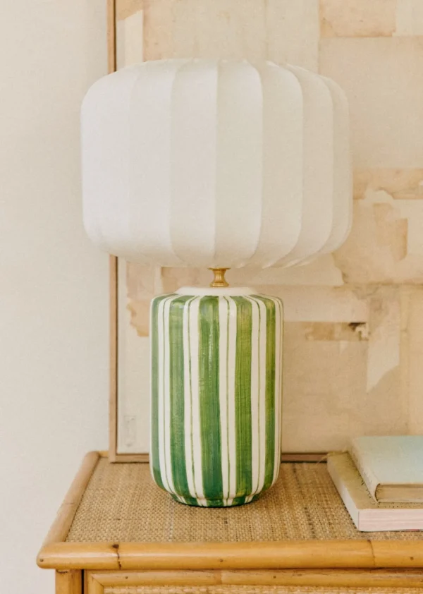 Lampe Mezzo - Rayé Vert-Sezane Online