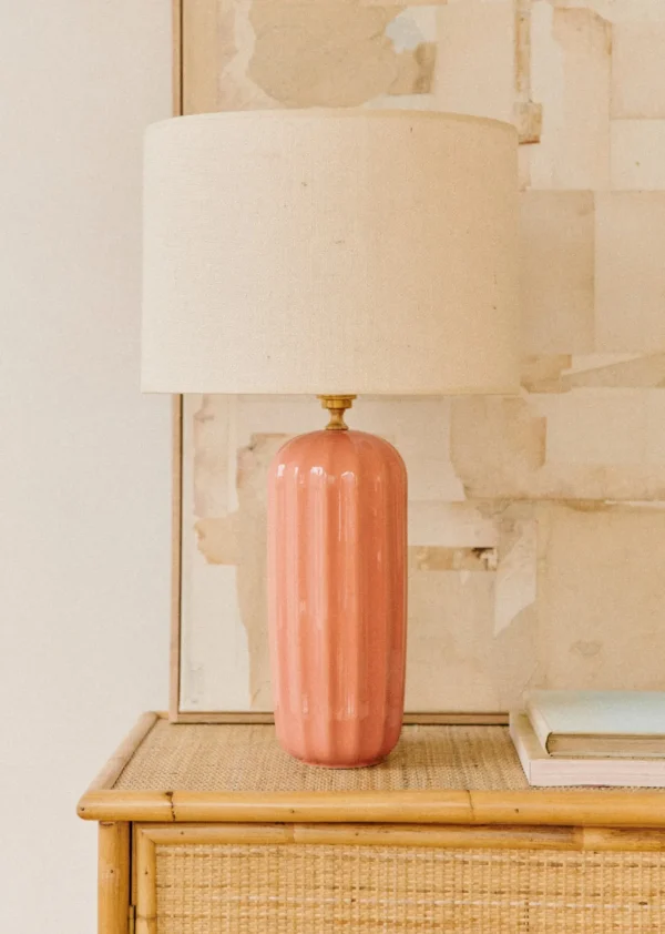 Lampe Traviata Grand Modèle - Rose Amalfi-Sezane Clearance