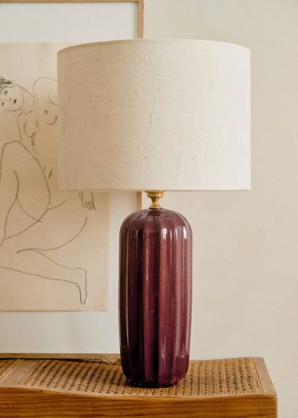 Lampe Traviata Grand Modèle - Moka-Sezane New