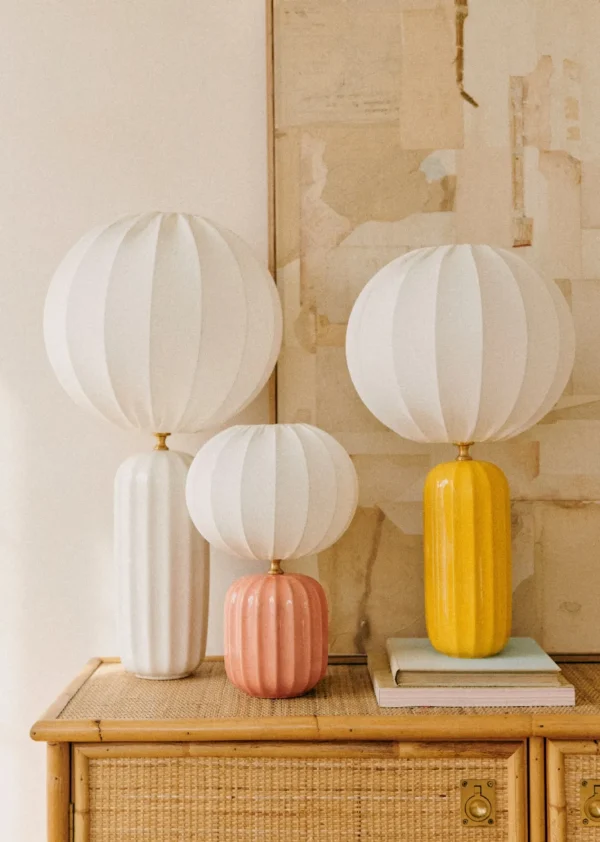 Lampe Traviata Grand Modèle - Ecru-Sezane Cheap