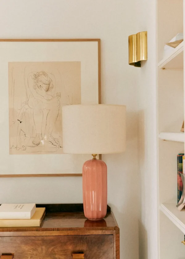 Lampe Traviata Grand Modèle - Rose Amalfi-Sezane Clearance