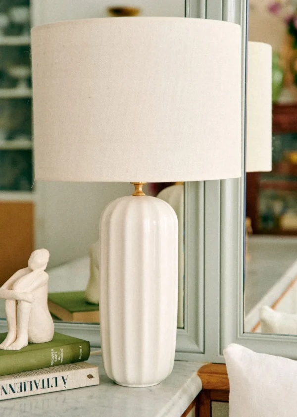 Lampe Traviata Grand Modèle - Ecru-Sezane Cheap