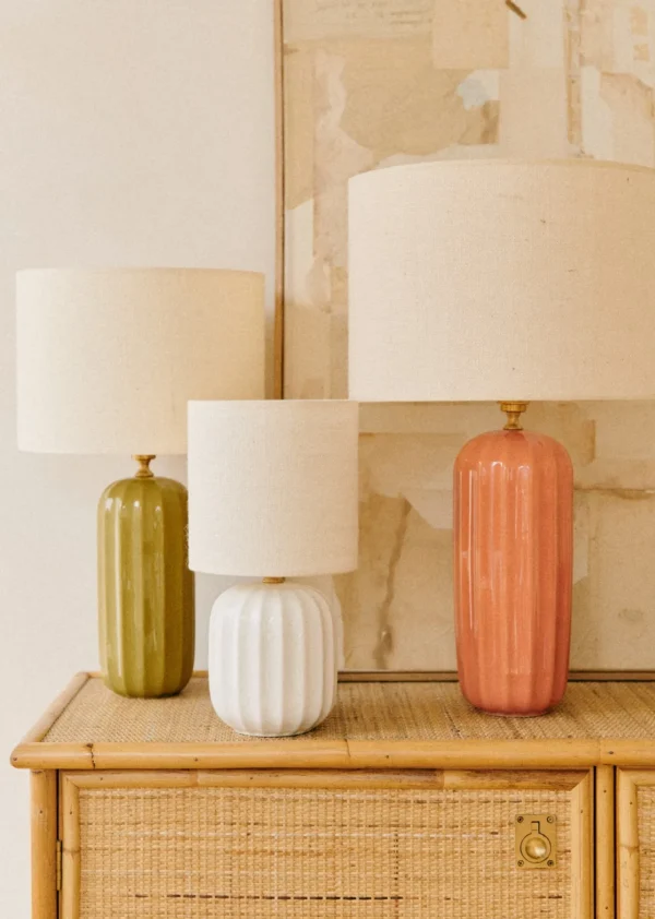 Lampe Traviata Grand Modèle - Rose Amalfi-Sezane Clearance