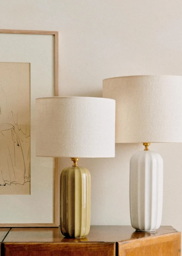 Lampe Traviata Grand Modèle - Ecru-Sezane Cheap