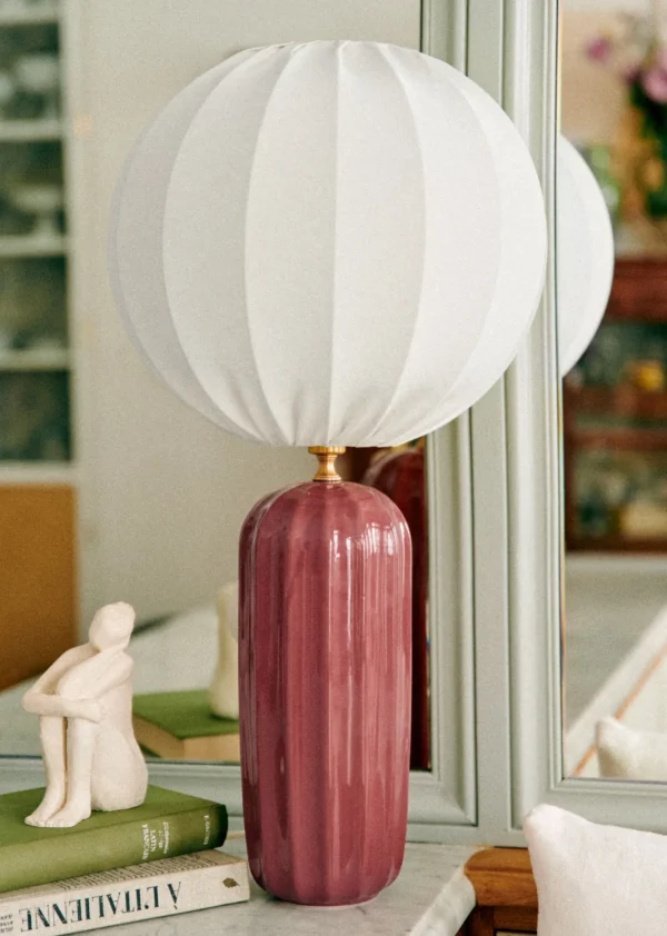Lampe Traviata Grand Modèle - Framboise-Sezane Cheap
