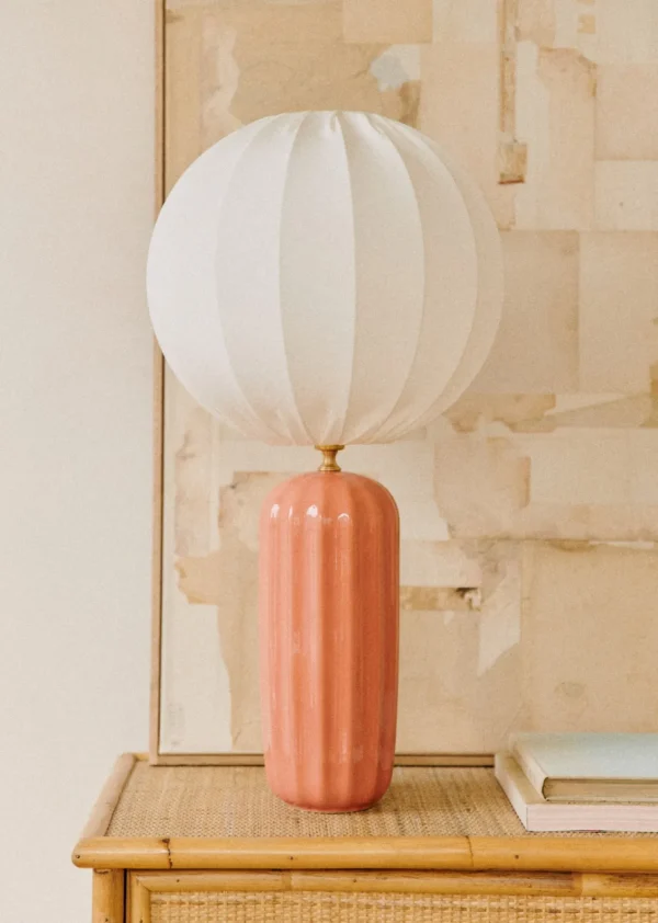 Lampe Traviata Grand Modèle - Rose Amalfi-Sezane Clearance
