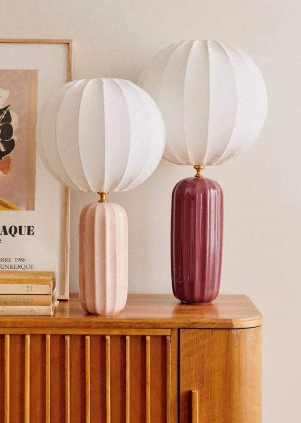 Lampe Traviata Grand Modèle - Framboise-Sezane Cheap