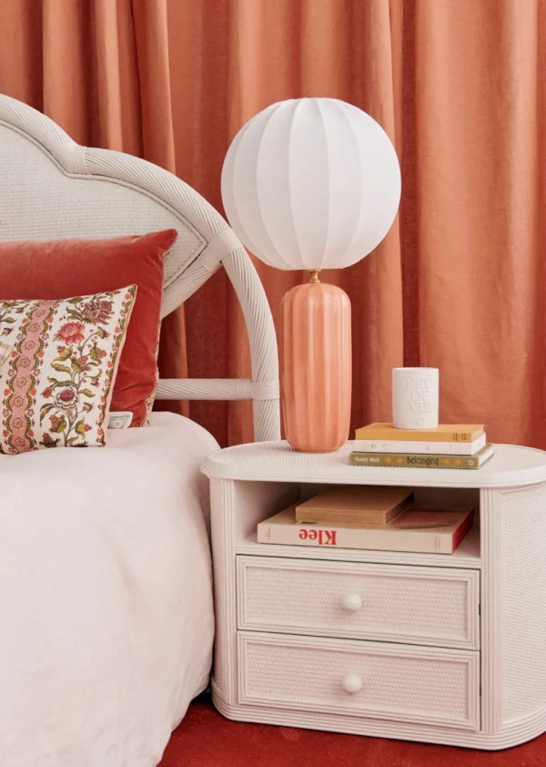 Lampe Traviata Grand Modèle - Rose Amalfi-Sezane Clearance