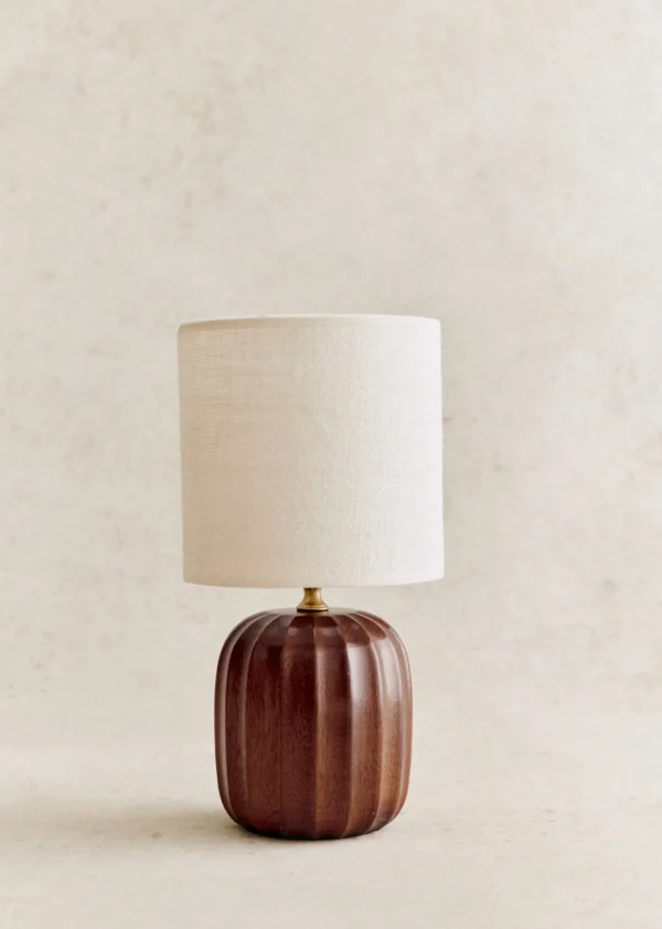 Lampe Traviata Petit Modèle - Acajou-Sezane Hot