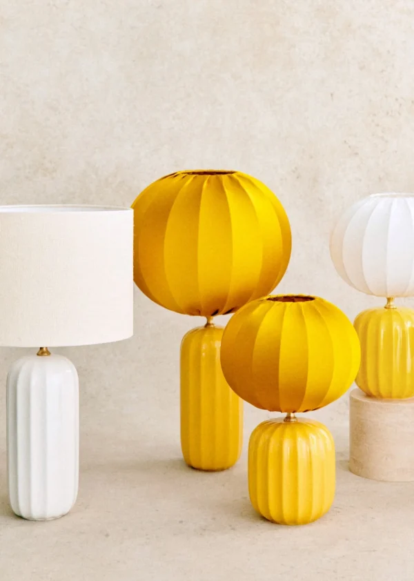 Lampe Traviata Petit Modèle - Jaune Citron-Sezane Store
