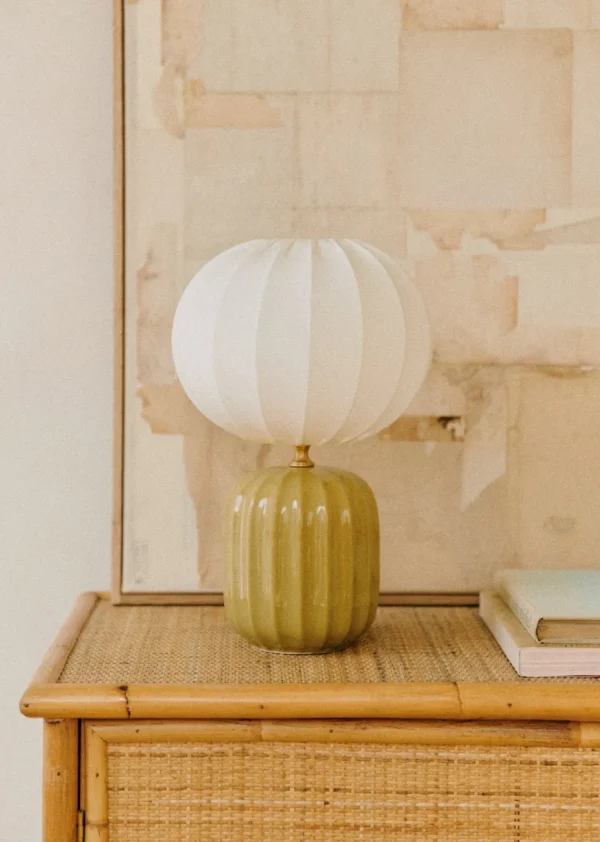 Lampe Traviata Petit Modèle - Vert Olive-Sezane Best
