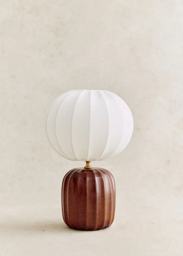 Lampe Traviata Petit Modèle - Acajou-Sezane Hot