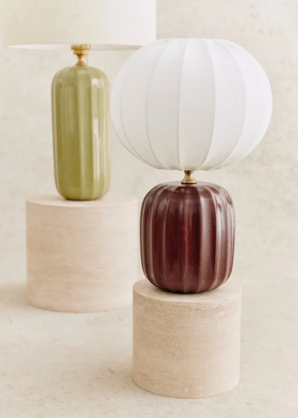 Lampe Traviata Petit Modèle - Acajou-Sezane Hot