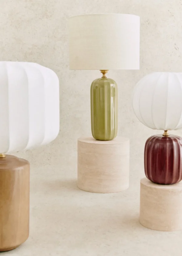 Lampe Traviata Petit Modèle - Acajou-Sezane Hot