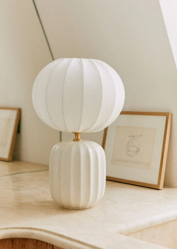 Lampe Traviata Petit Modèle - Ecru-Sezane Hot