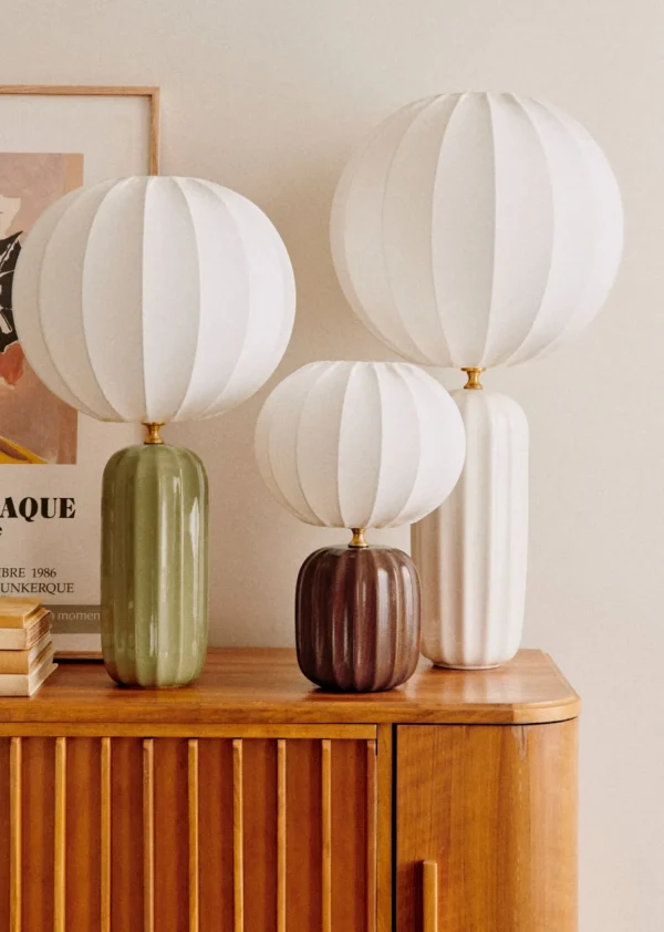 Lampe Traviata Petit Modèle - Acajou-Sezane Hot